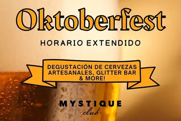 Fiestas temáticas: Oktoberfest, noche temática en Mystique