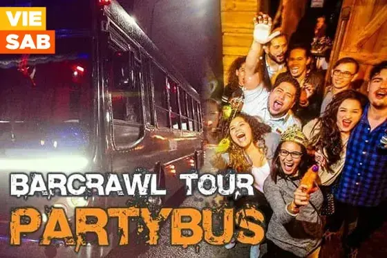 Edición especial: Barcrawl Buenos Aires con Partybus en Palermo Buenos Aires