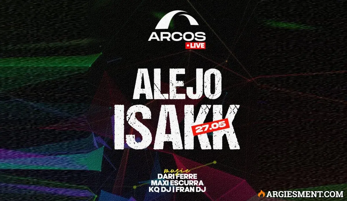 Show de Alejo Isakk en el boliche Arcos del Sol, Palermo