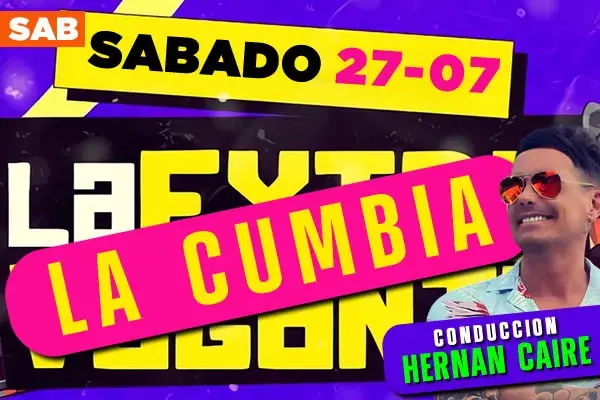 Show de La Cumbia con la conducción de Hernán Caire en el boliche Trendy, Palermo