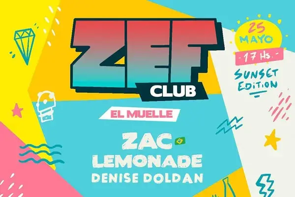 ZEF Club: Sunset Edition mayo en El Muelle Costanera, Palermo