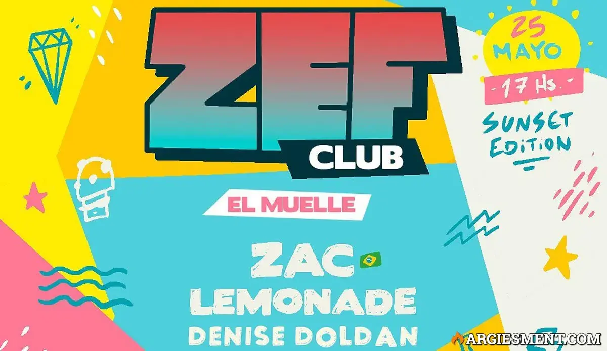 ZEF Club Sunset Edition en El Muelle, Costanera, Palermo