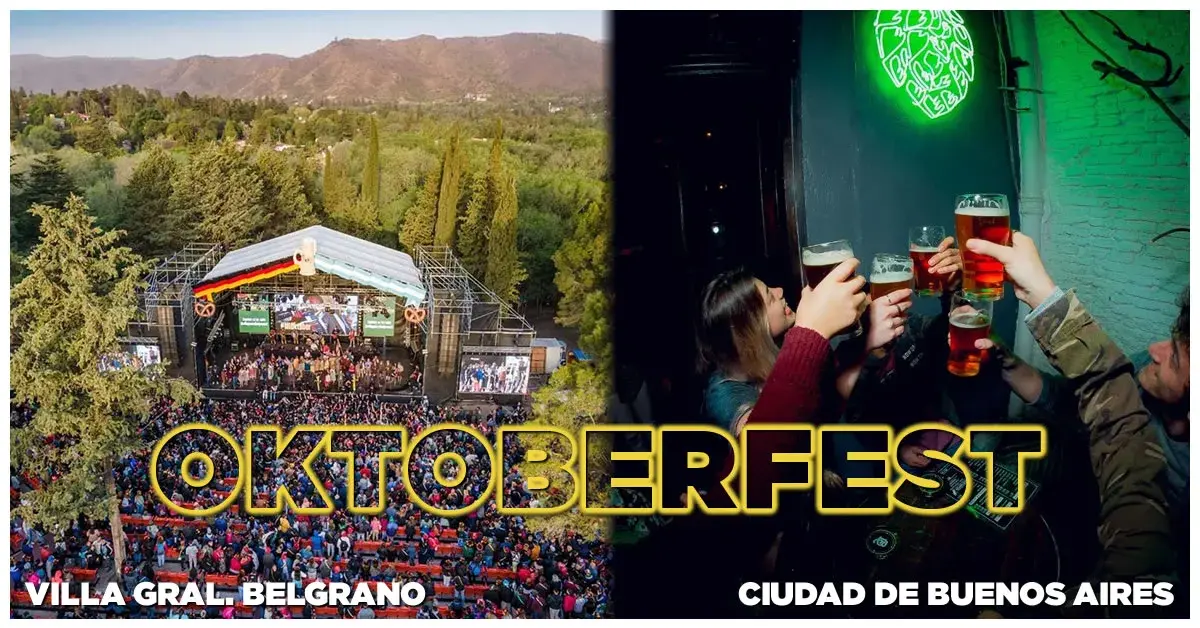 Oktoberfest Festejarlo en Villa General Belgrano o Buenos Aires?